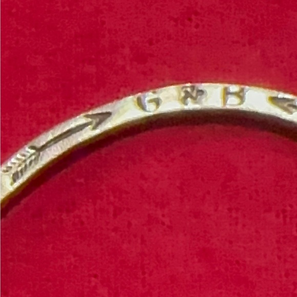 Giles & Brother Railroad Spike Solid Brass Bracelet - Picture 7 of 9